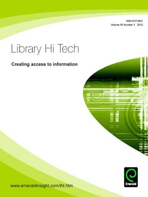 cover image of Library Hi Tech, Volume 31, Issue 1